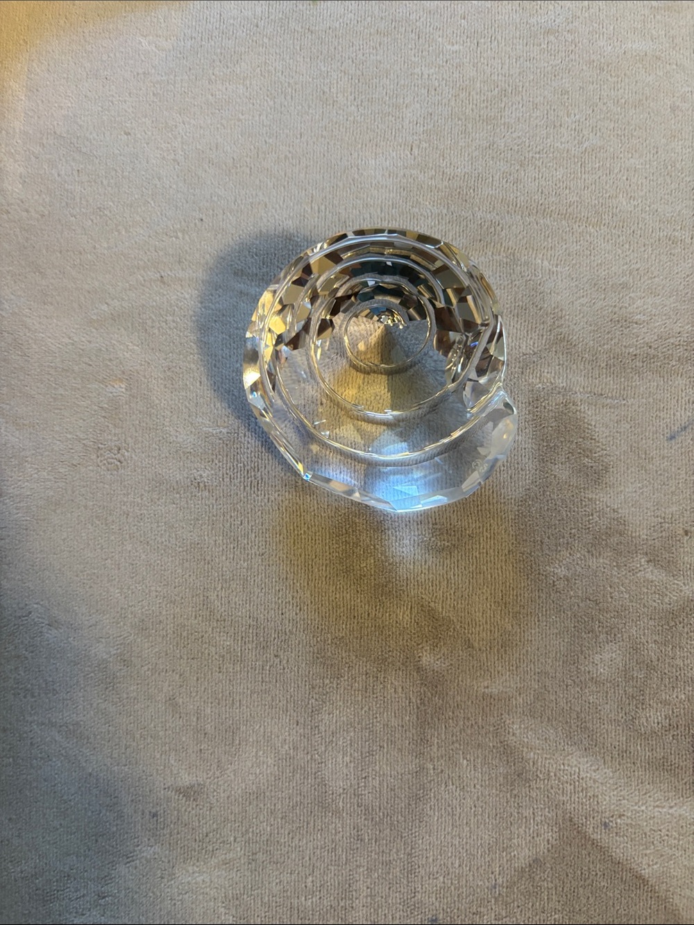 Swarovski Clear Faceted Crystal Ring Holder